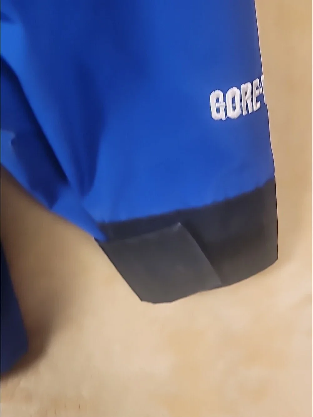 The Northface Gore Blue Tex Zip Up Jacket Size Medium